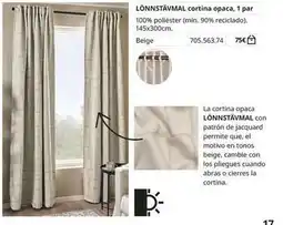 IKEA Patrón - cortina opaca oferta