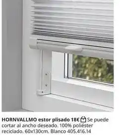 IKEA Blanco - hornvallmo estor plisado oferta