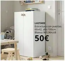 IKEA Blanco - lastare estructura con puertas. 60x42, alto 100cm oferta