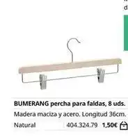 IKEA Bumerang percha para faldas, 8 uds oferta