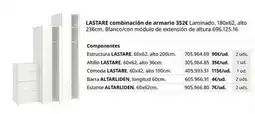 IKEA Blanco - lastare combinación de armario oferta