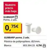 IKEA Blanco - pomo oferta