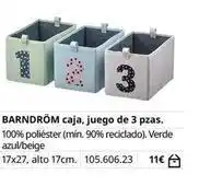 IKEA Barndrón caja, juego de 3 pzas oferta