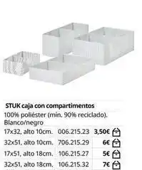 IKEA Stuk caja con compartimentos oferta