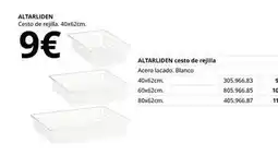 IKEA Blanco - altarilden cesto de rejilla oferta
