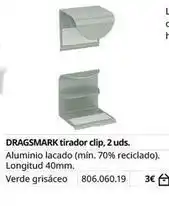 IKEA Dragsmark tirrador clip, 2 uds oferta