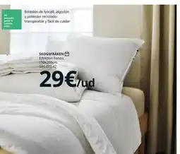 IKEA Edredón de yodell, algodón y pollastre reciclado, transpirable y flaci de cudar oferta