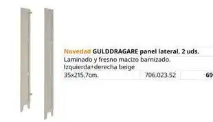Guldragare panel lateral