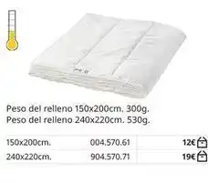 IKEA Peso del relleno oferta