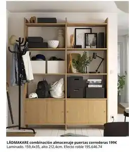IKEA Ládmakare combinación almacenaje puertas correderas oferta
