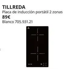 IKEA Blanco - placa de inducción portátil 2 zonas oferta