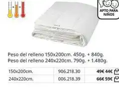 IKEA Peso del relleno oferta