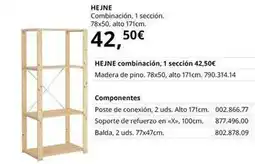 IKEA Hejne - combinación, 1 seccion oferta