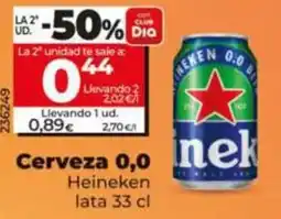 Dia Supermercados Heineken cerveza 0,0 oferta