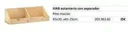 IKEA Ivar estantería con separador oferta