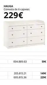 IKEA Comda de 6 cajones oferta