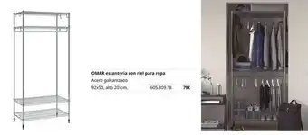 Omara essentieria con pláir para ropa