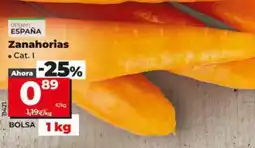 Dia Supermercados Zanahorias oferta