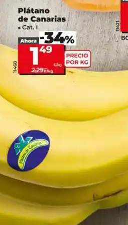 Dia Supermercados Plátano de Canarias oferta