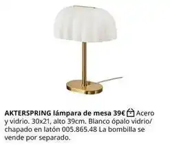 IKEA Blanco - akterspring lámpara de mesa oferta
