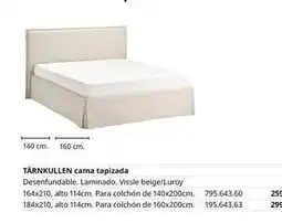 IKEA Tárnkullen cama tapizada oferta