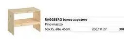 IKEA Baggberg banco zapatero oferta