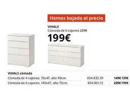 IKEA Comoda de 6 cajones oferta