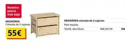 IKEA Comoda de 2 cajones oferta
