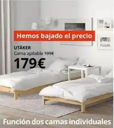 IKEA Uttaker cama apilable oferta