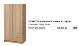 IKEA Vilhatten armario de 2 puertas y 2 cajones oferta