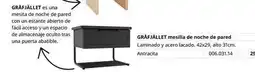 IKEA Antracita - mesilla de noche de pared oferta