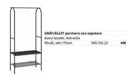 IKEA Antracita - perchero con zapatero oferta