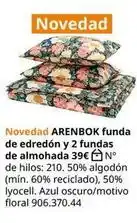 IKEA Arenbok funda de edredon y fundas de almohada 39€ oferta