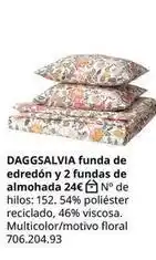 IKEA Daggalvia funda de edredón y 2 fundas de almohada oferta
