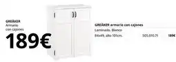 IKEA Blanco - armario con cajones oferta