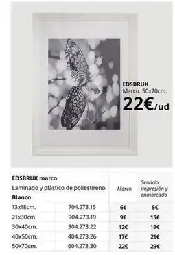 IKEA Edsbrik marco oferta