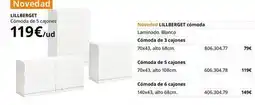 IKEA Blanco - comoda de 5 cajones oferta