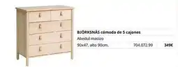 IKEA Bjorksn4s comoda de 5 cajones oferta