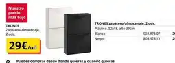 IKEA Blanco - trones zapatero/almacenaje oferta