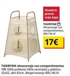 IKEA Tigerfrink almacenaje con compartimentos oferta