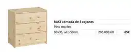 IKEA Rast cómoda de 3 cajones oferta