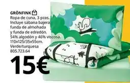 IKEA Grónfink ropa de cuna oferta