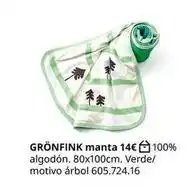IKEA Grónfink manta oferta