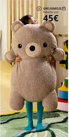 IKEA Peluche oso oferta