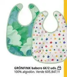IKEA Grónfink babero oferta