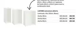 IKEA Ideal - lastare estructura abierta oferta