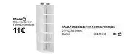 IKEA Blanco - rasla organizador con 5 compartimentos oferta