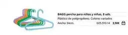 IKEA Bagis percha para niños y niñas, 8 uds oferta