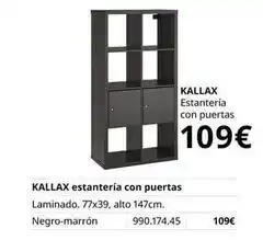 IKEA Kallax estanteria con puertas oferta