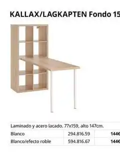 IKEA Blanco - kallax/lagkapten fondo 15 oferta